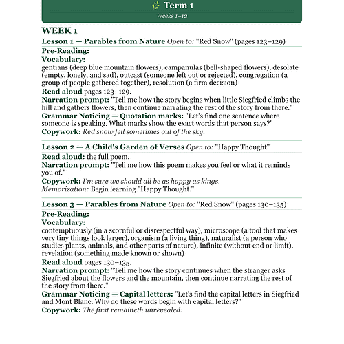 Educational image from Homeschool Resource Co. featuring lesson plans, vocabulary, and activities for homeschooling.