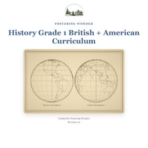 History Grade 1 British + American Curriculum | Charlotte Mason