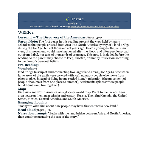 Educational image related to homeschooling resources and history lessons for students and teachers.