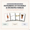 Homeschool Resource Storefront 1.1 Educational image showcasing musical instruments including violin, flute, trumpet, and djembe for homeschool music curriculum.