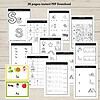 Homeschool resource co_20261020_120019_0000 Collection of homeschool educational worksheets and activities for early learning, focusing on the letter S and sound recognition.
