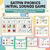 SATPIN Phonics Game Homeschool Resource Co. SATPIN Phonics Initial Sounds Game for early childhood education and home learning.