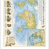 Ancient Greece world map for homeschool Ancient Greece world map illustration with labeled continents and historical regions for educational use.
