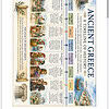 Ancient Greece Timeline Ancient Greece timeline infographic showing key historical periods, events, and figures with visuals of temples and pottery.
