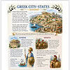 Greek City-States Overview Illustration of ancient Greek city-states Athens and Sparta with ships, temples, and citizens.