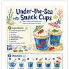 Screenshot Under-the-Sea Snack Cups craft activity for kids with ingredients and step-by-step directions.