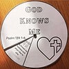 Preview of God Knows Me Wheel Craft Homeschool clock with Psalm 139:1-6 and a heart with a cross, emphasizing God's knowledge of us.