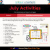 July Activities_Details July Activities Calendar Pack