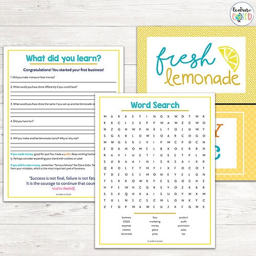 Lemonade Stand 3 Lemonade Stand Entrepreneurship