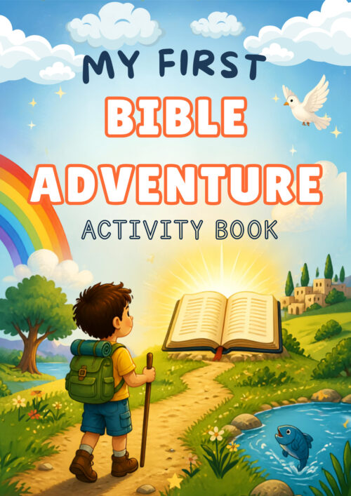MFBAK - Activity Book Christian Bible Activity Bundle for Preschoolers | Printable Coloring, Tracing, Flash Cards & Crafts