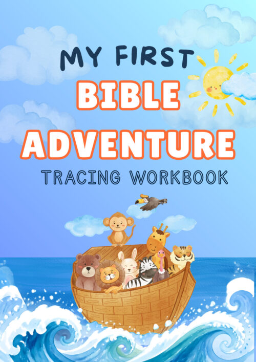 MFBAK - Tracing Workbook Christian Bible Activity Bundle for Preschoolers | Printable Coloring, Tracing, Flash Cards & Crafts