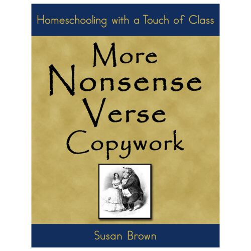 Homeschool Resource Co. image: More Nonsense Verse Copywork cover featuring classic typography and a small illustration.