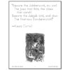 Jabberwock Image for SEO Illustration of the Jabberwock scene from Lewis Carroll with a dragon-like creature and a brave hunter in a forest setting, with a quotation above.