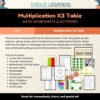 Multiplication X3_Worksheets_Description Multiplication x3 Unit Study - Worksheets, Activities, Folder Game