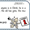 NIV Jan 01 Bible Verse Calendar Cards Full Year NIV