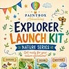 Nature Explorer Launch Kit, resized Explorer Launch Kit by Paintbox Adventures, nature series packaging featuring garden, rainforest, ocean, and weather scenes with colorful illustrations.