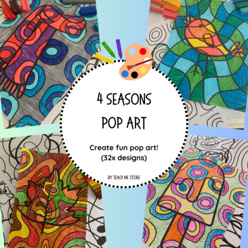 Pop Art Bundle TPT (1) Pop Art bundle