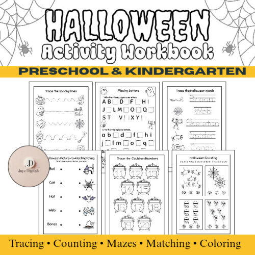 PreK_Preview_20260926_090225_0000 Halloween Activity Wokbook | Preschool & Kindergarten