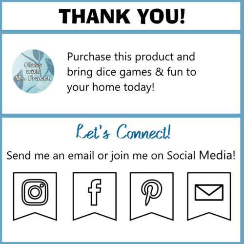 RTS PT Homeschool Add & Subtract Decimals_4 Homeschool Resource Co. lesson ideas and printable resources for homeschooling families, featuring vibrant blue borders and a friendly thank-you message.