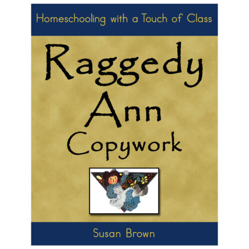 Raggedy Ann Copywork Raggedy Ann Copywork cover image for homeschooling resources by Homeschool Resource Co.