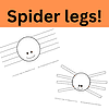 Scissor Skills Cutting Practice (3) Spider legs!