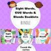 Sight, CVC, Blends booklets TPT Sight words, CVC, blends booklets