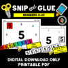 Slide1 Printable educational worksheet for learning numbers 0-20 with color and black & white versions, suitable for homeschooling activities.
