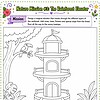 Starter Kit Rainforest Elevator mission, resized Illustration of a layered rainforest elevator tower amid trees and foliage, with a small dome on top and circular balconies.