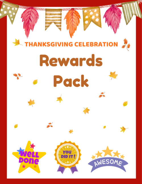 TCK - Rewards Pack Christian Thanksgiving Activity Kit for Kids & Families | Printable Bible Activities Bundle