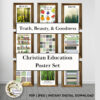 TPT COVER PHOTOS (23) Christian Education Poster Set | Truth, Beauty, & Goodness | Instant Download