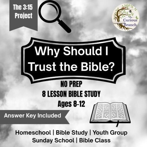 TPT COVER PHOTOS (23) Project 315 Bible Study for PreTeens- No Prep- Why Should I Trust the Bible?
