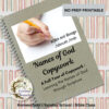 TPT COVER PHOTOS (23) Names of God Copywork | A Full Year of Copywork | No Prep