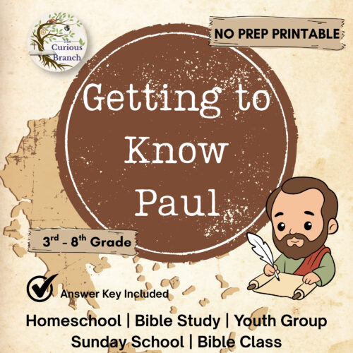 Bible Study for Preteens | Getting to Know Paul | No Prep