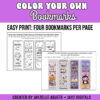 TPT_PREVIEW_20261009_114236_0004 Color Your Own Halloween Bookmarks | Halloween Coloring Pages, Coloring Sheets
