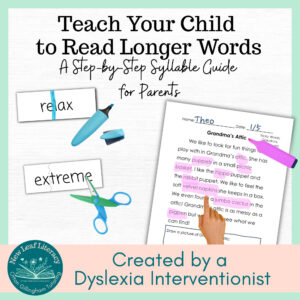 Teach Your Child to Read Longer Words