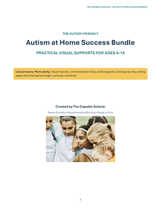 The Autism at Home Success Bundle