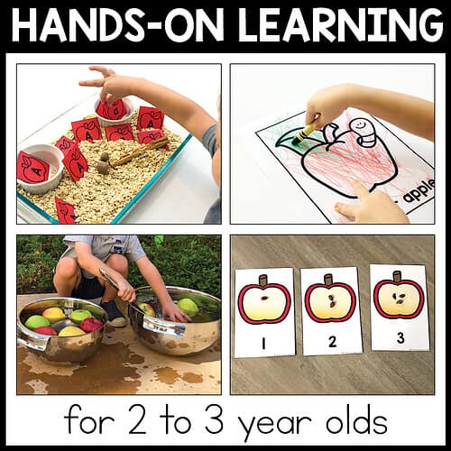 Thumbnails Apple Toddler Activities & Curriculum for Fall | Preschool Lesson Plans Theme