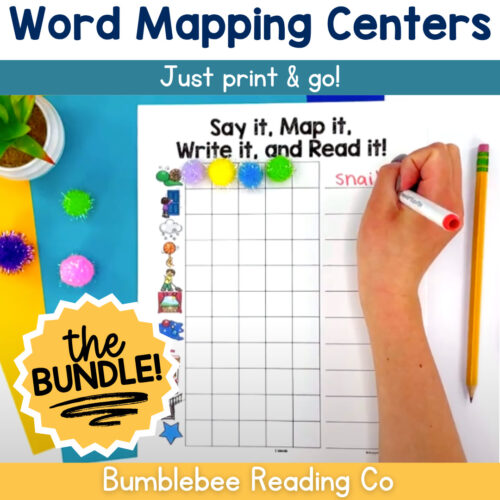 Word Mapping Centers - THE BUNDLE! - Science of Reading - Orthographic Mapping