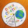 Days of Creation Wheel - Earth and World Colorful Days of Creation wheel showing Earth and Genesis 1-2 theme for homeschooling resources.