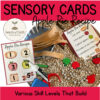 apple sensory cover Apple Pie Sensory Cards | Fall Sensory Activity | Dramatic Play