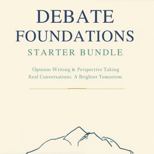 bundle-foundations-starter-cover Debate Foundations Starter Bundle | Opinion Writing & Perspective Taking | ClaimLore