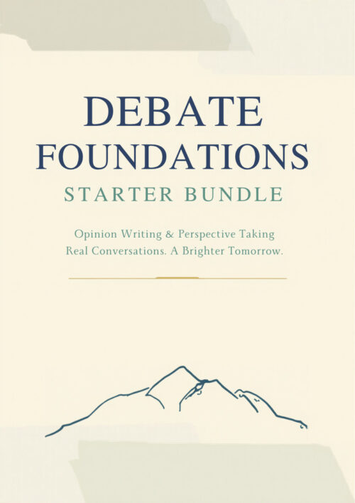 bundle-foundations-starter-cover Debate Foundations Starter Bundle | Opinion Writing & Perspective Taking | ClaimLore