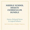 bundle-middle-school-cover Middle School Debate Curriculum Bundle | Games, Rebuttal Stems & Logical Fallacies | ClaimLore