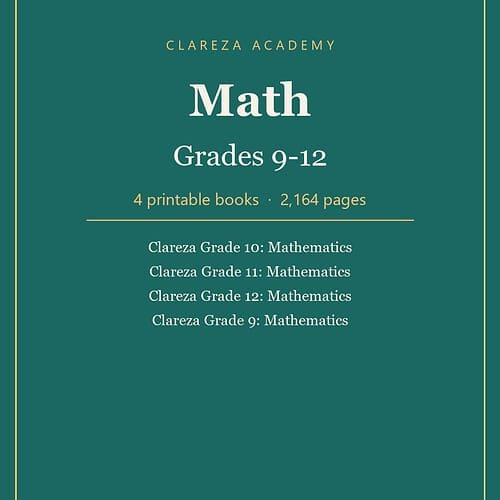 clareza-bundle-math-9-12.jpg Clareza Math, Grades 9-12: 4-Book Bundle (Printable PDF)