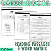 cropped-1-1-2.jpg Latin Roots Morphology Matrix & Word Sums with Reading Passages 5th 6th Grade