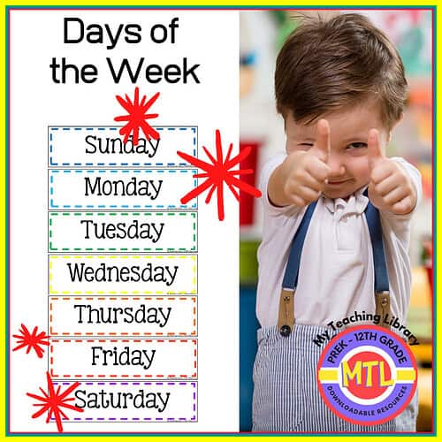 cropped-Days-of-the-week-Cards.jpg Days of the Week Cards for Pocket Chart & Daily Morning Flashcards - FREE
