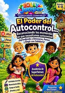 GRATIS: Actividades de autocontrol para niños de 4 a 8 años | PDF imprimible cristiano para educación en casa – El poder del autocontrol (Historia 0)