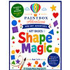 cropped-Shape-Magic-cover-shaped-to-781-by-788.jpg Paintbox Adventures Book 2 of 4 – Mini Art Adventures for Shape Basics with colorful shapes, brushes, and craft elements on a white background.