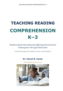 Teaching Reading Comprehension K-3