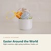 holiday-cz-easter-world.jpg Easter eggs in a white cup with ribbons, celebrating Easter traditions around the world for grades 3-6.